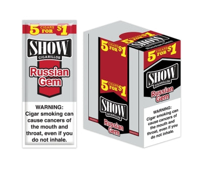 SHOW 5F$1 RUSSIAN GEM 15/5PK - 107454