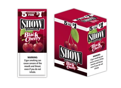 SHOW 5F$1 BLACK CHERRY 15/5PK - 955242