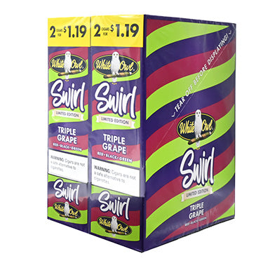 WHITE OWL CIG 2/30PK 2/$1.19 SWIRL TRIPLE GRAPE