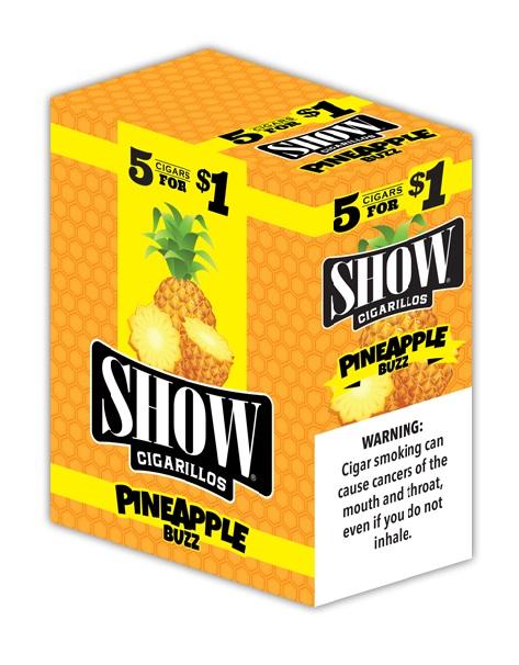 SHOW 5F$1 BUZZ PINEAPLE 15/5PK