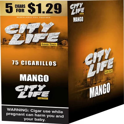 CITYLIFE 5/$1.29 MANGO 15/5PK