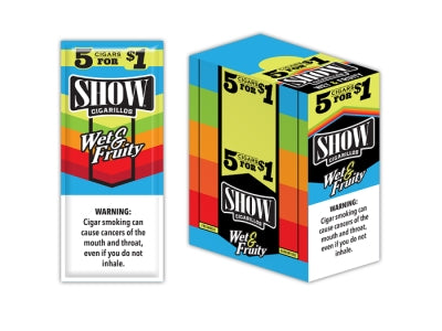 SHOW 5F$1 WET & FRUITY 15/5PK - 910328