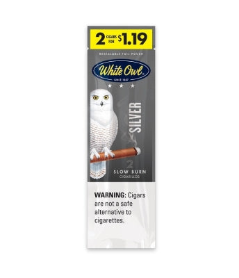 WHITE OWL CIG 2/30PK 2/$1.19 SILVER