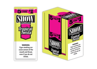 SHOW 5F$1 TROPICAL TWISTA 15/5PK - 970108