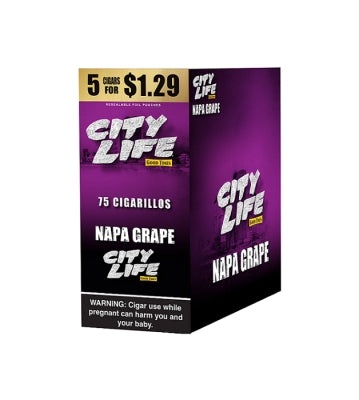 CITYLIFE 5/$1.29 NAPA GRAPE 15/5PK