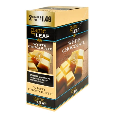 GAME CIG 2/15PK 2/$1.49 LEAF WHITE CHOCOLATE