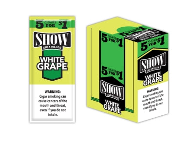 SHOW 5F$1 WHITE GRAPE 15/5PK - 107550