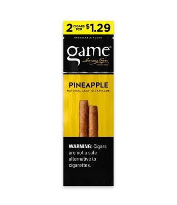 GAME CIG 2/30PK 2/$1.29 PINEAPPLE