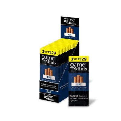 GAME CIG 2/15PK 3/$1.29 MINI BLUE
