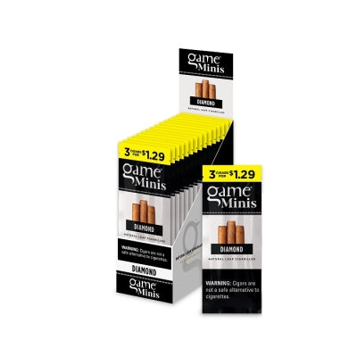 GAME CIG 2/15PK 3/$1.29 MINI DIAMOND