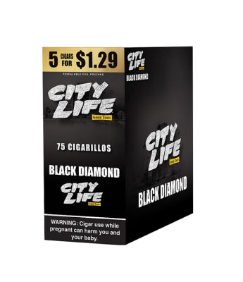 CITYLIFE 5/$1.29 BLACK DIAMOND 15/5PK