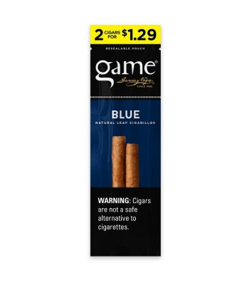 GAME CIG 2/30PK 2/$1.29 BLUE