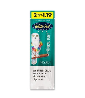 WHITE OWL CIG 2/30PK 2/$1.19 TROPICAL TWIST