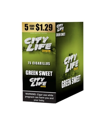 CITYLIFE 5/$1.29 GREEN SWEET 15/5PK