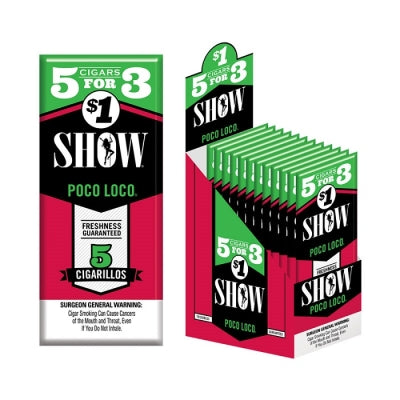 SHOW 5F$1 POCO LOCO 15/5PK - 910331