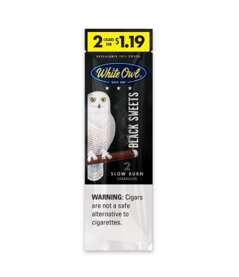 WHITE OWL CIG 2/30PK 2/$1.19 BLACK SWEETS