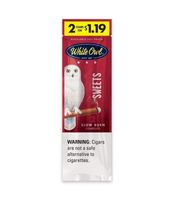 WHITE OWL CIG 2/30PK 2/$1.19 SWEET