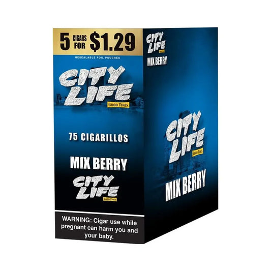 CITYLIFE 5/$1.29 BLUEBERRY CREAM 15/5PK