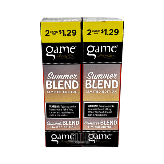 GAME CIG 2/30PK 2/$1.29 SUMMER BLEND(LIMITED EDITION)