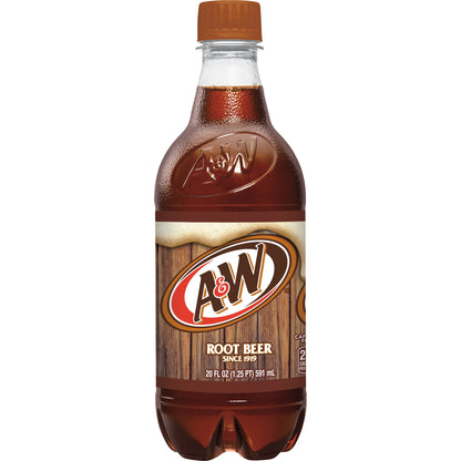 A&W ROOT BEER BOTTLE 20Z/24CT* - 664519