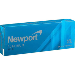 NEWPORT 100 PLATINUM BLUE BX