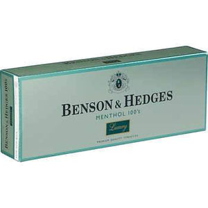 B&H LUXURY 100 MENTHOL BOX