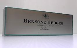 B&H DELUXE 100 MENTHOL BOX