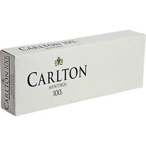 CARLTON 100 MENTHOL BOX