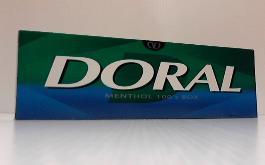 DORAL 100 MENTHOL BOX