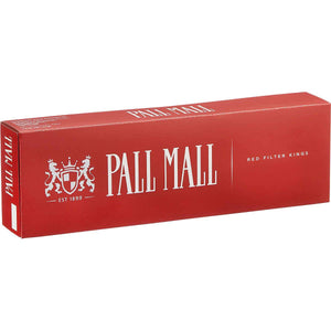 PALL MALL KG $0.50 RED BX