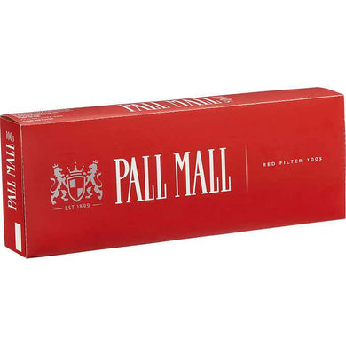 PALL MALL 100 $0.50OFF RED BX