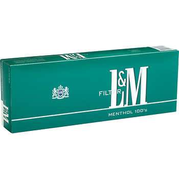 L&M 100 MENTHOL BOX