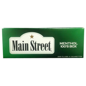 MAINSTREET 100 MENTHOL BOX
