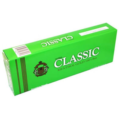 CLASSIC 100 MENTHOL GOLD BOX