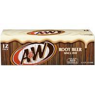 A&W ROOT BEER CAN 12Z/12CT*