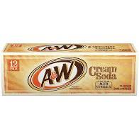 A&W CREME SODA CAN 12Z/12CT*